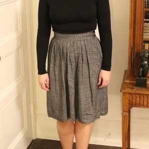 Vintage breezy elegant midi Jaeger skirt